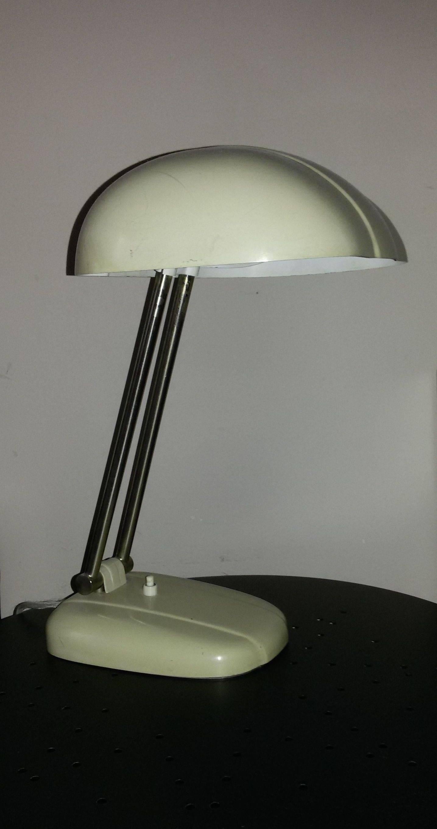 Mid-Century Modern Swiss Table Lamp by Siegfried Giedion for BAG Turgi, 1930s