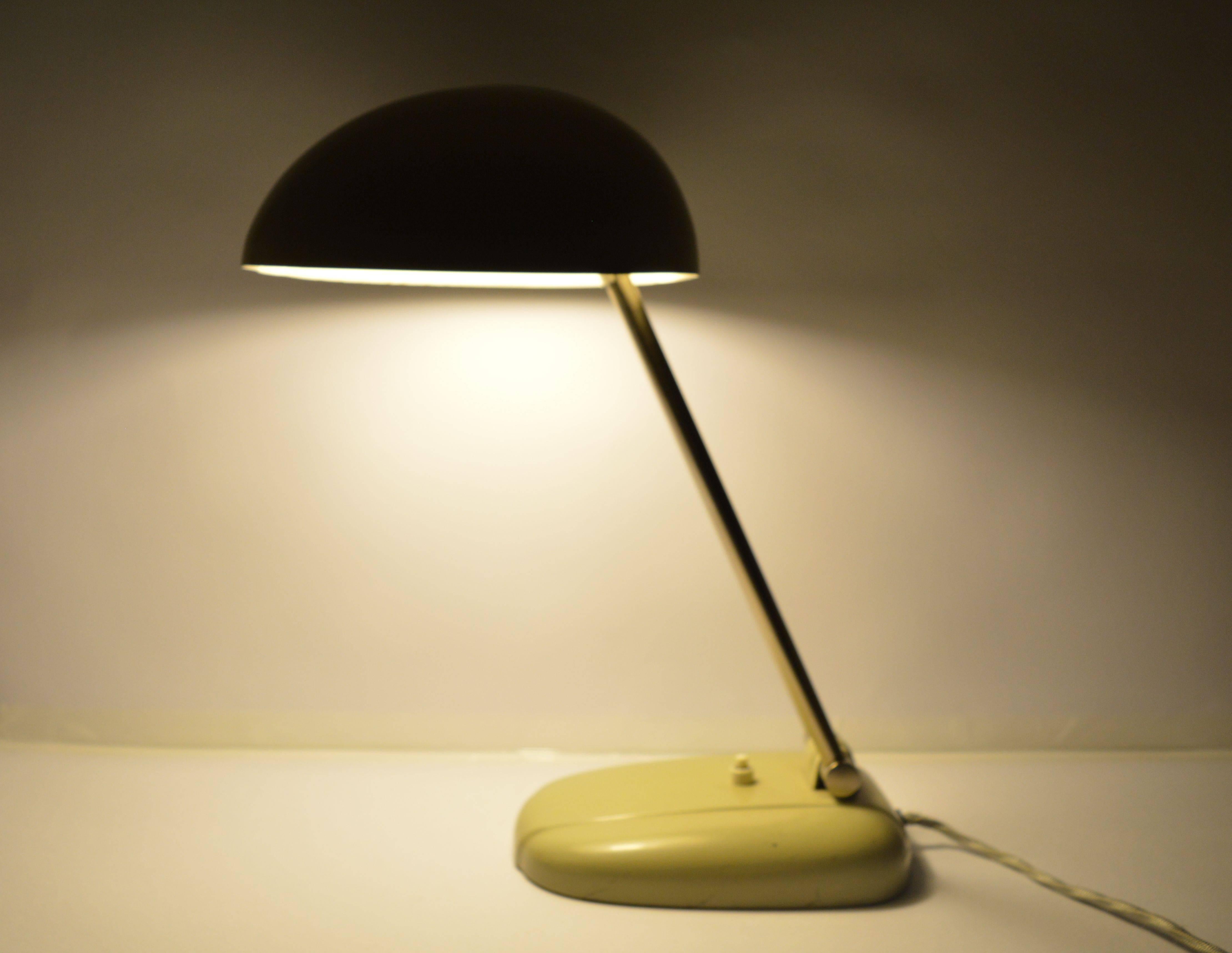 Swiss Table Lamp by Siegfried Giedion for BAG Turgi, 1930s 1