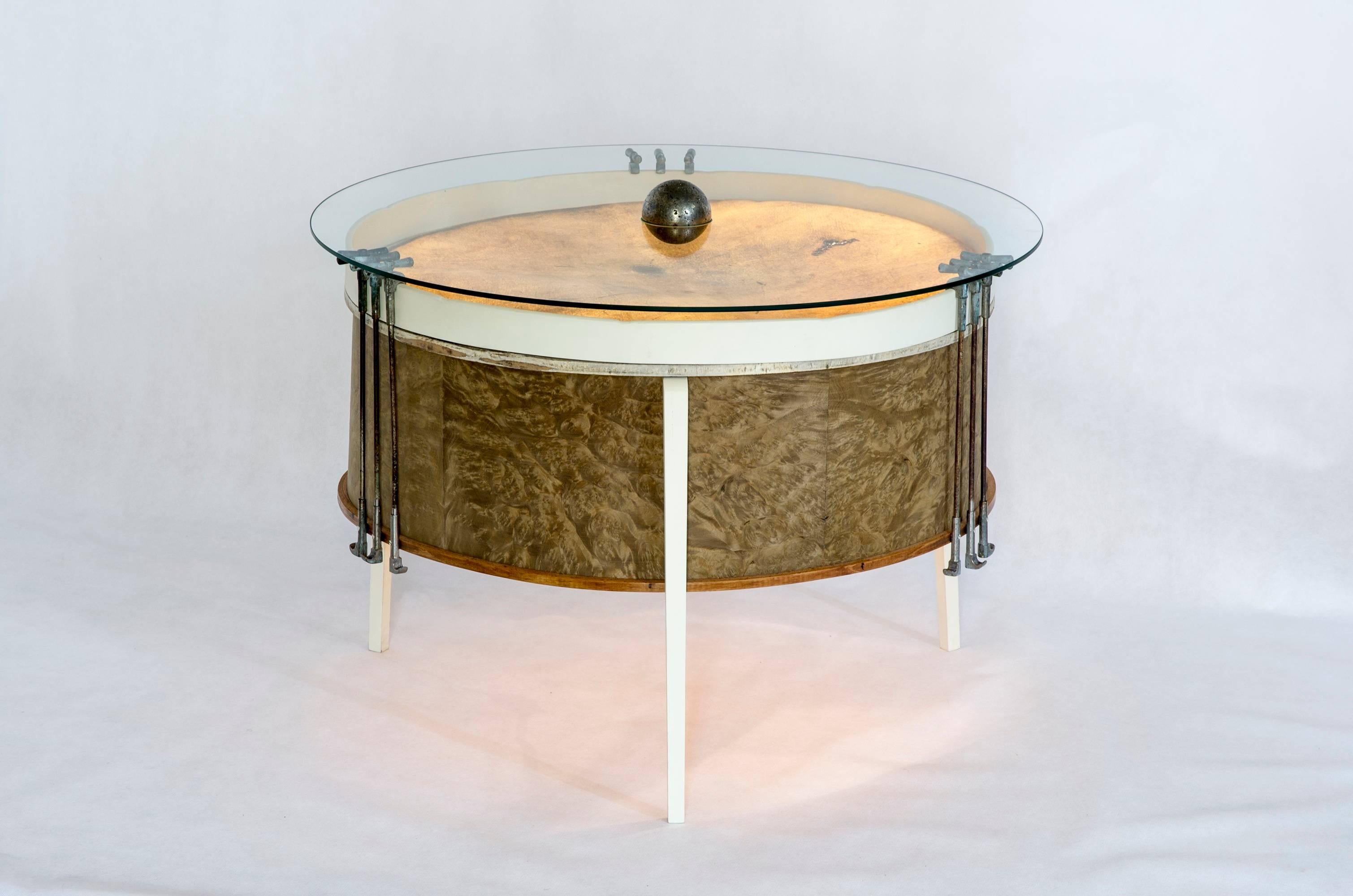 bass drum coffee table