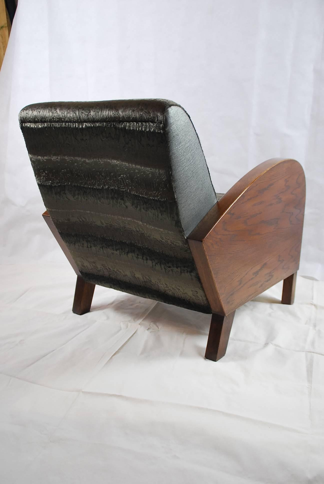 Upholstery Custom-Made circa 1950s for Director of One of the Olomouc Company, Czech For Sale