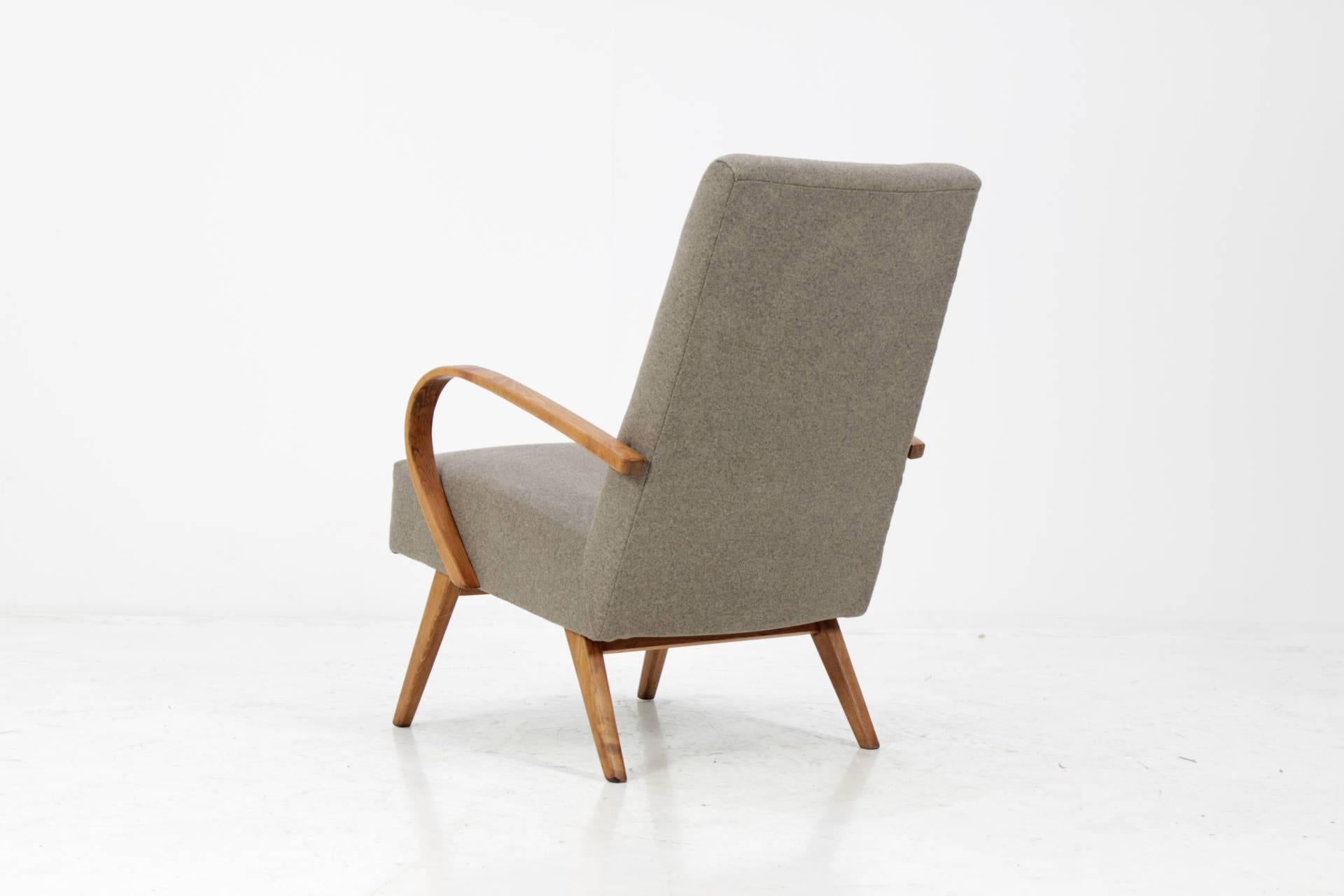 Mid-Century Modern 1960 Thon/Thonet Bentwood Lounge Chair