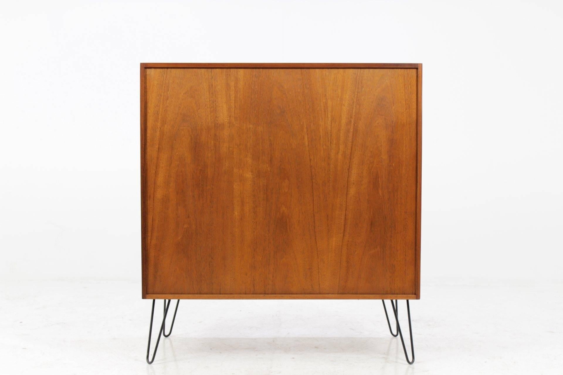 Mid-20th Century Upcycled Midcentury Danish Solid Teak Chest of Drawers, 1960s