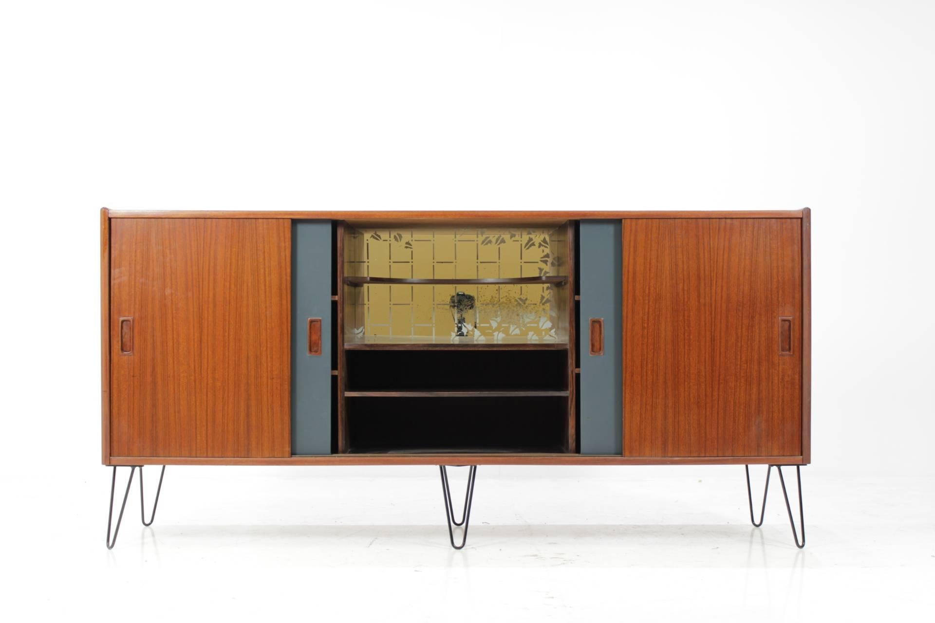 1960s Upcycled Danish Teak Sideboard In Excellent Condition In Praha, CZ