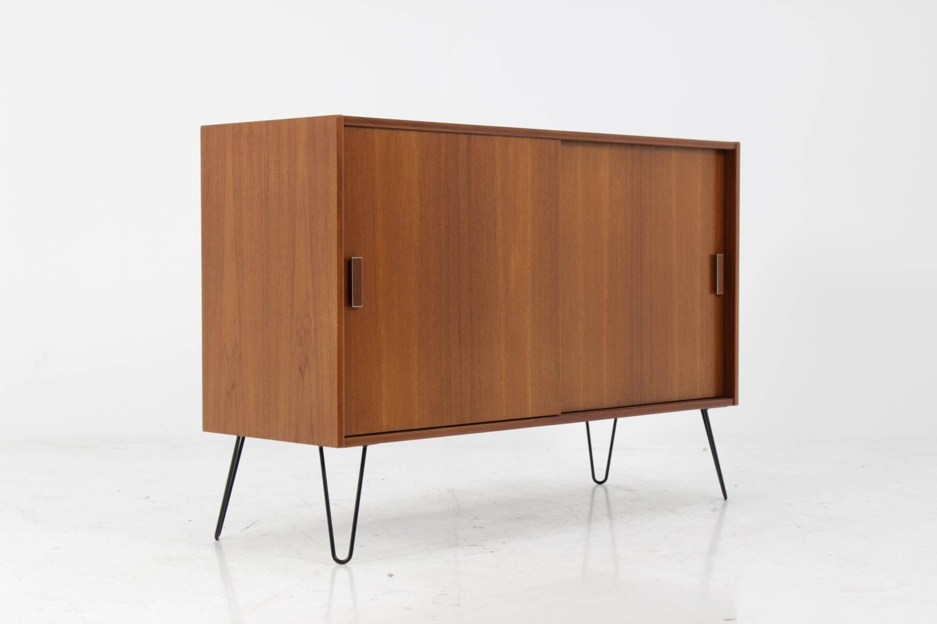 Upcycled Mid-Century Danish Teak Sideboard In Excellent Condition In Praha, CZ