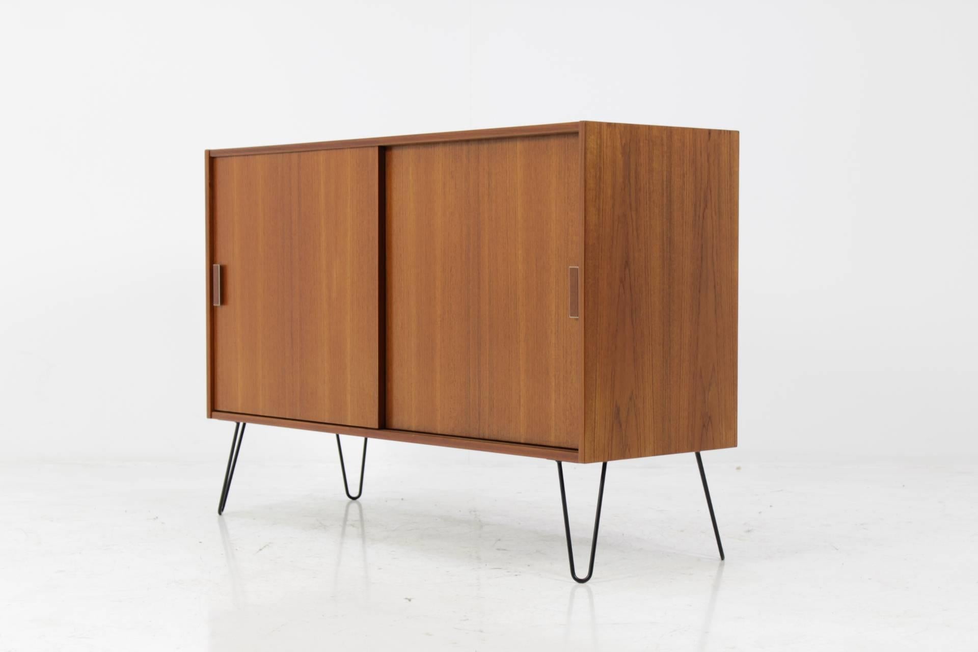 Iron Upcycled Mid-Century Danish Teak Sideboard