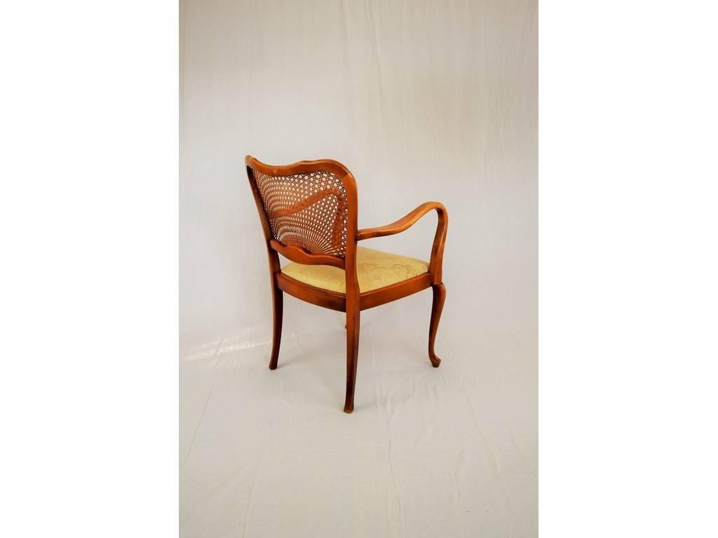 Mid-20th Century Vintage Chair in the Style Second Rococo, Czechoslovakia, 1930s For Sale