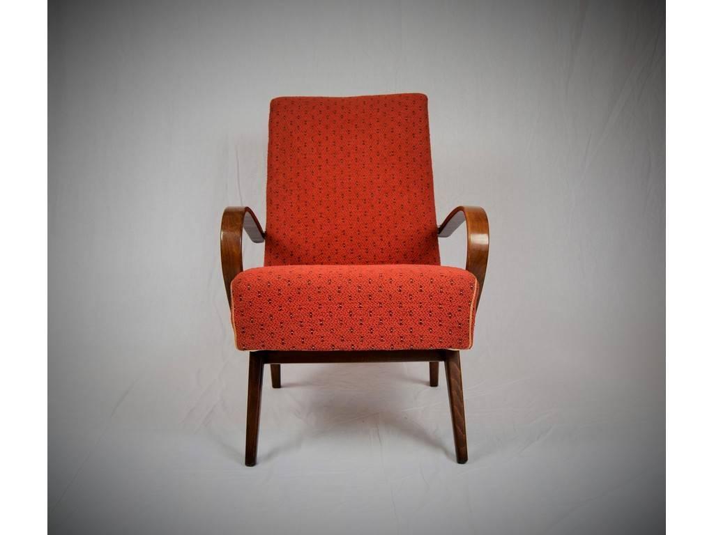 Bentwood Lounge Armchair by Thon / Thonet, 1960s In Good Condition In Praha, CZ