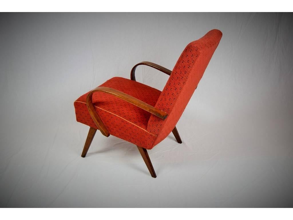 Hand-Crafted Bentwood Lounge Armchair by Thon / Thonet, 1960s