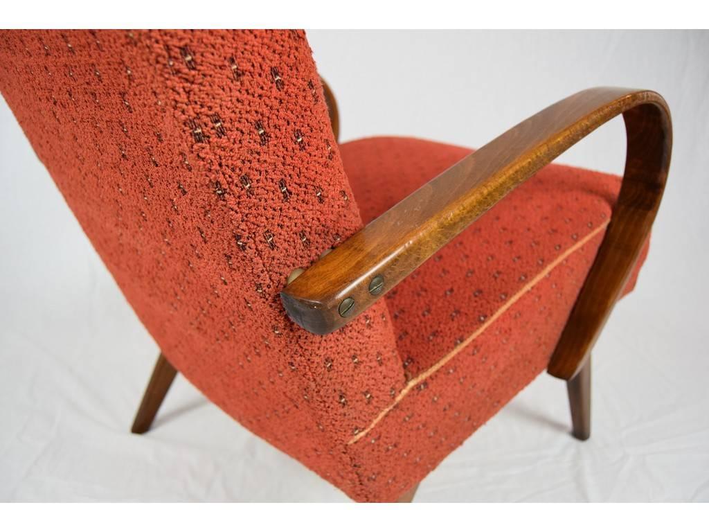 Mid-Century Modern Bentwood Lounge Armchair by Thon / Thonet, 1960s