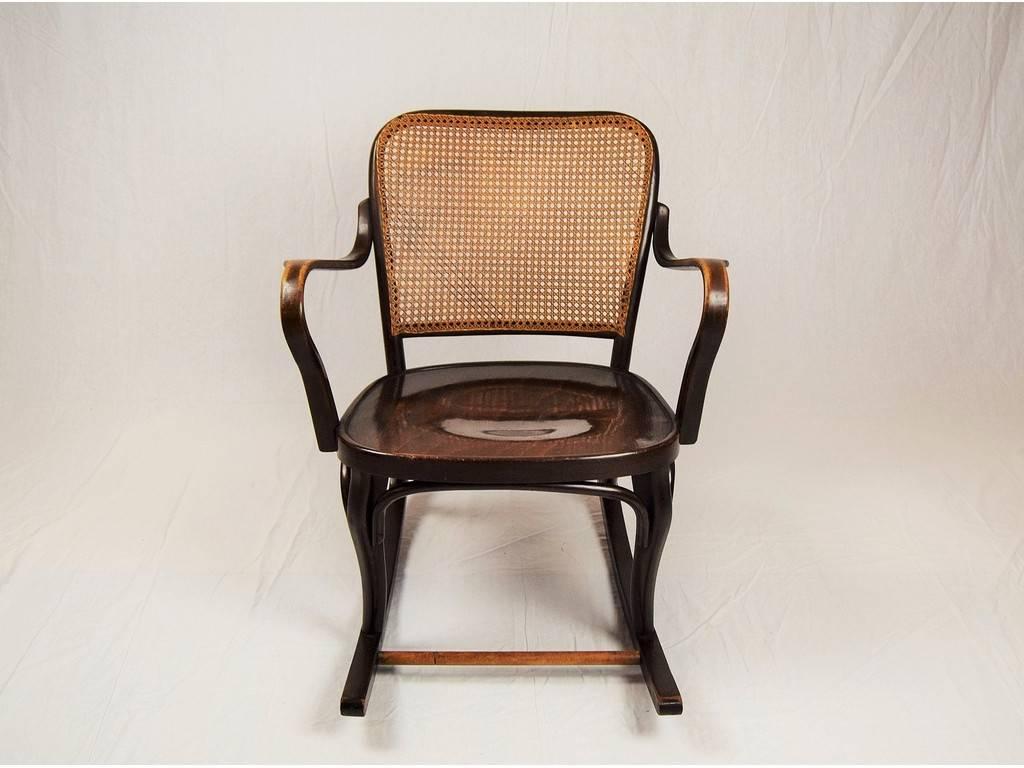 Rare Rocking Chair Thonet A 752 by Josef Frank, the 1930s In Good Condition In Praha, CZ