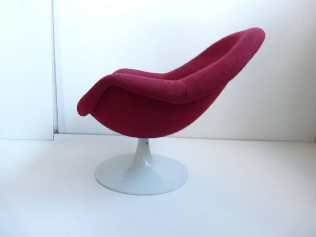 Czech Rotating Shell Armchair, 1960s, Design M. Navrátil For Sale