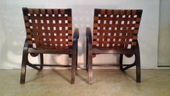 Bent Beechwood Armchairs Set, Design Jan Vaněk, 1930s