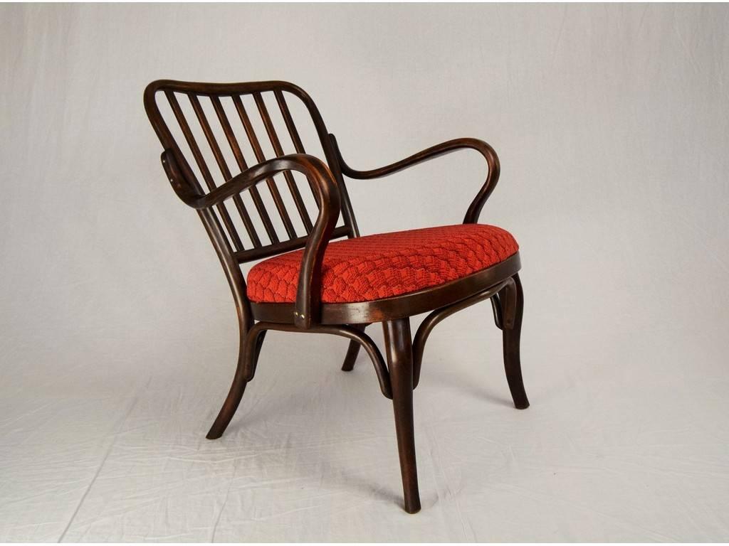 Vienna Secession Antique Armchair No. 752 by Josef Frank for Thonet, 1920s For Sale