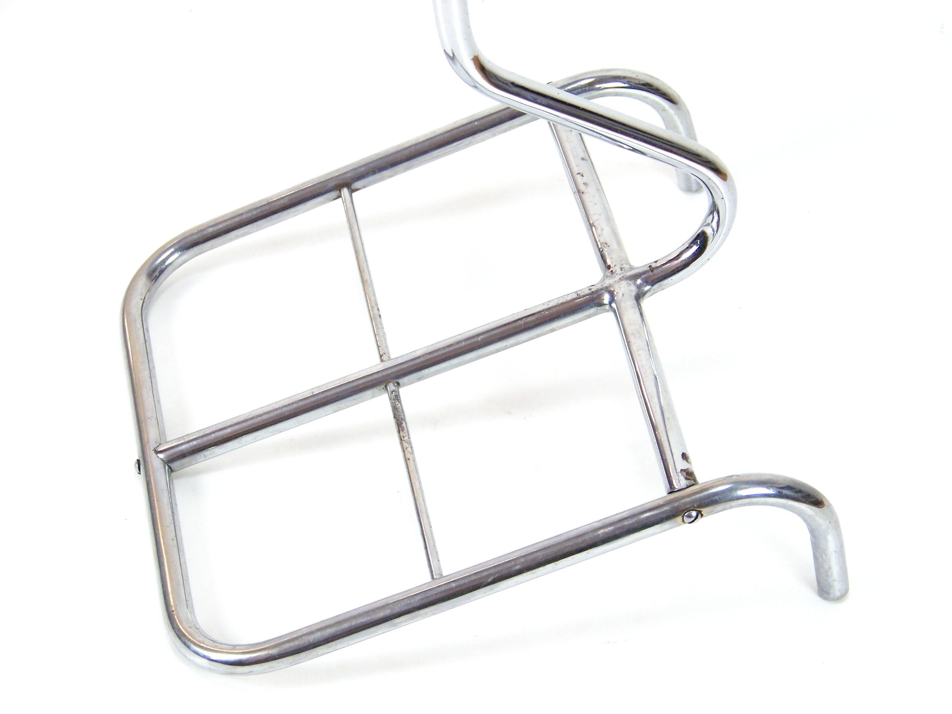 Czech Chromed Clothes Valet Stand, Dressboy, circa 1930