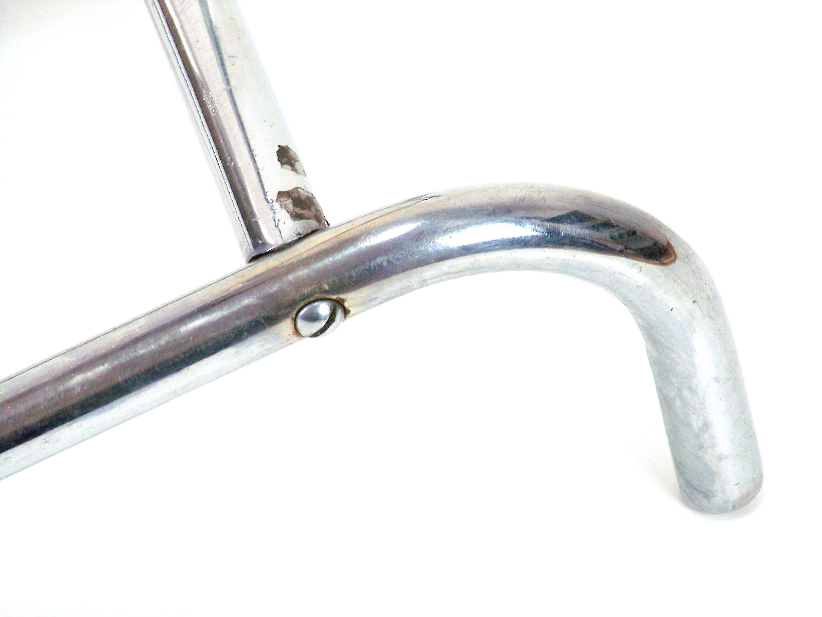 Chromed Clothes Valet Stand, Dressboy, circa 1930 In Good Condition In Praha, CZ