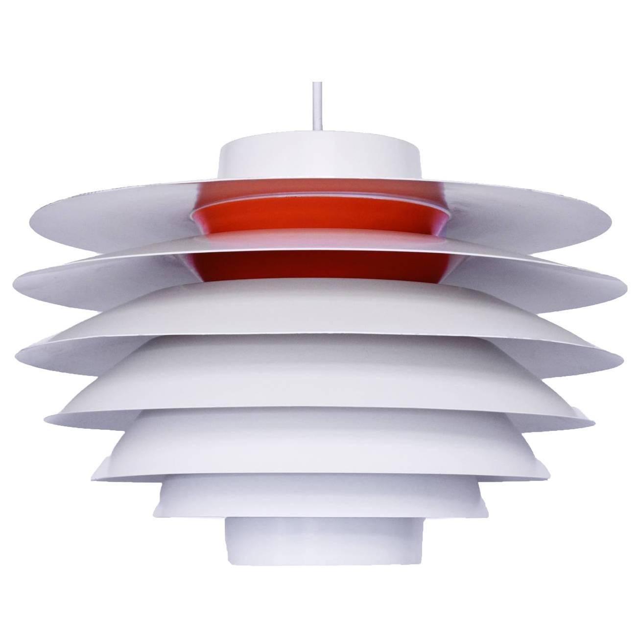 Eight Svend Middelboe "Verona" Pendant Light Produced by Nordisk Solar, 1960s