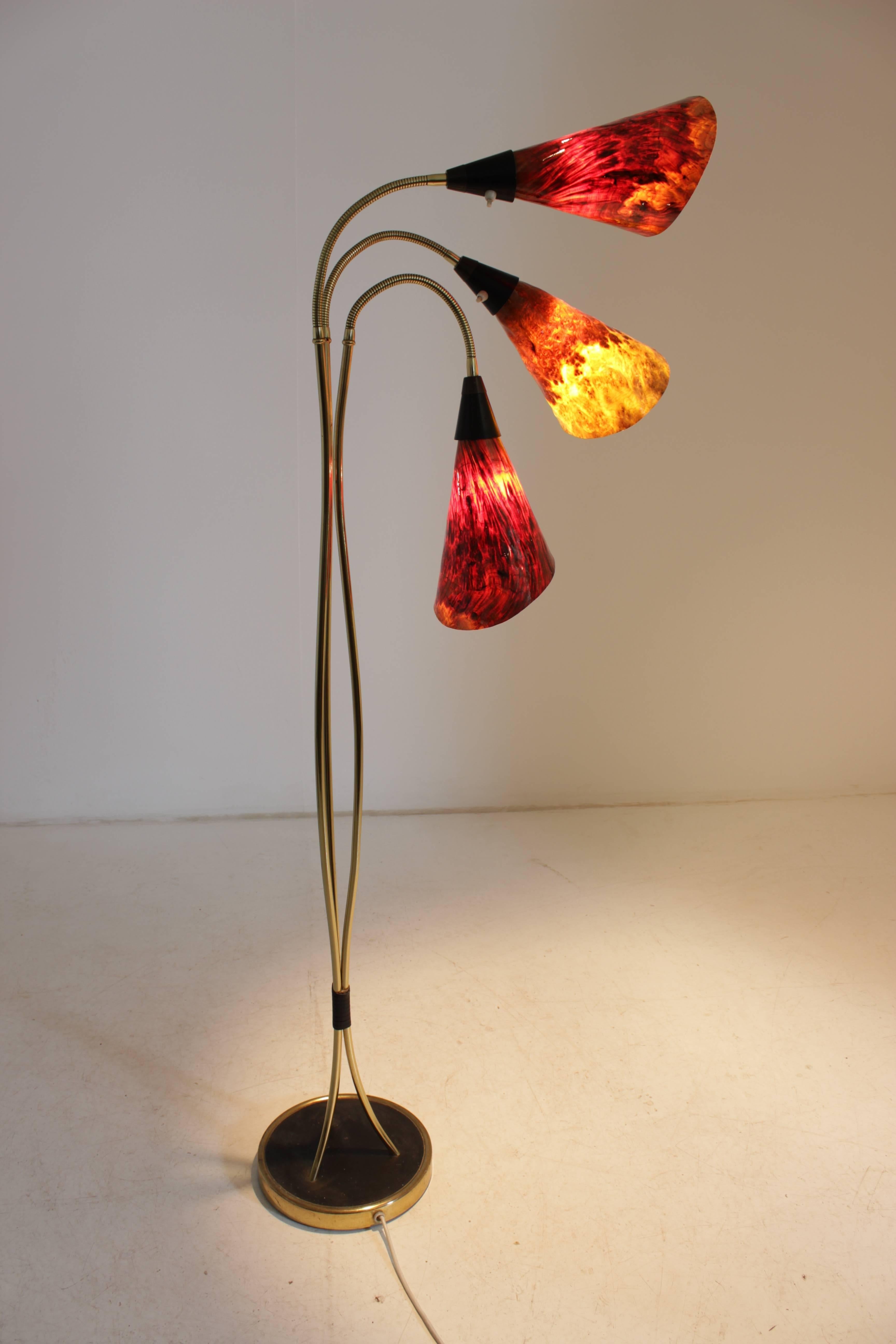 upcycled floor lamp