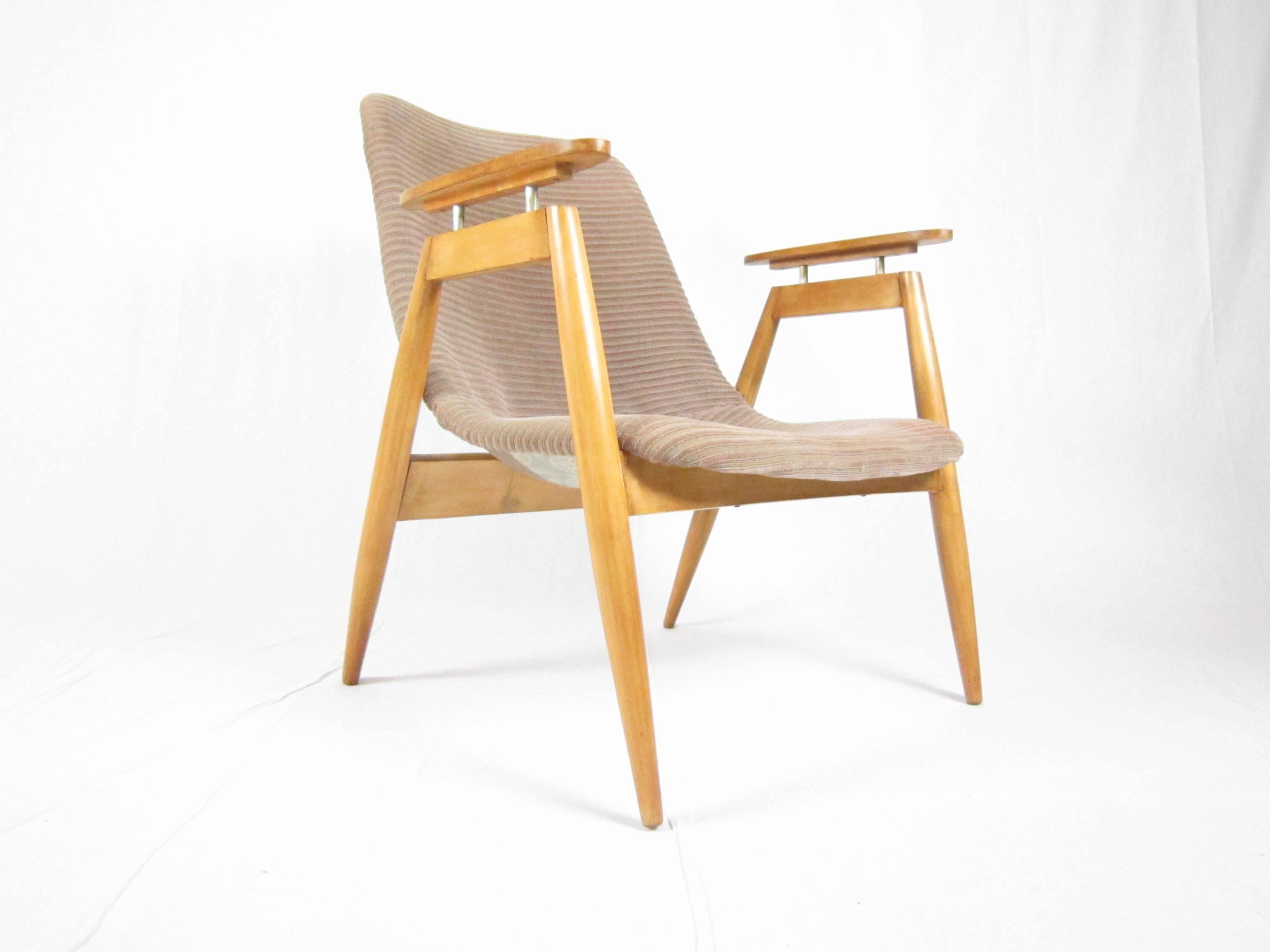 Aluminum Miroslav Navratil Armchair Czech Republic, 1950 For Sale