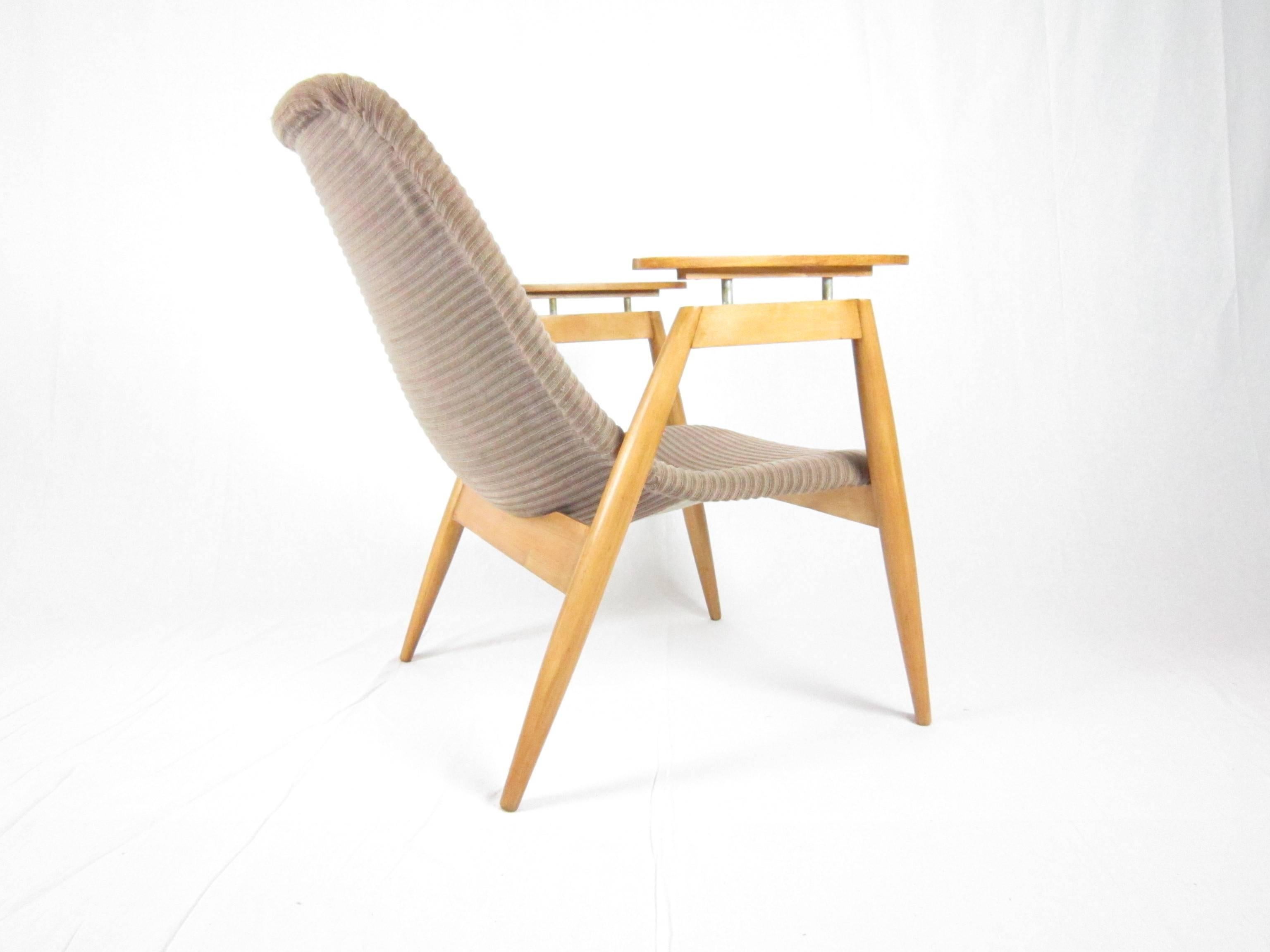 Aluminium Fauteuil Miroslav Navratil, République tchèque, 1950 en vente