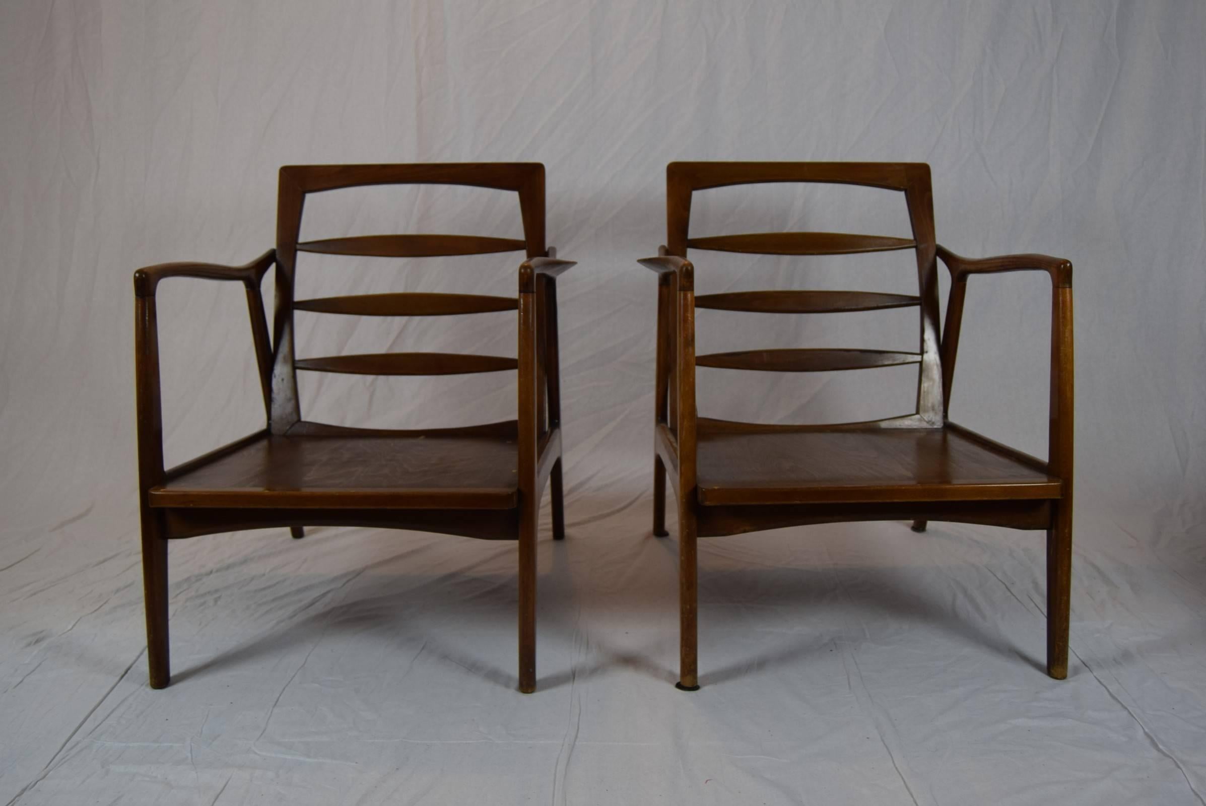 Mid-Century Modern Set of Two Danish Armchair, 1960s