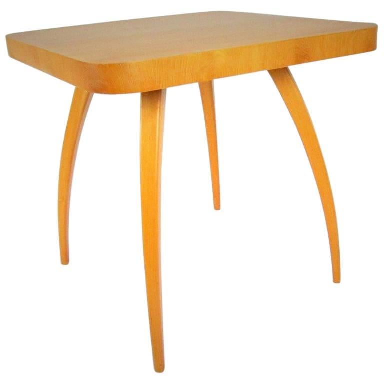 Coffee Table 'Spider' Model H259 by Jindrich Halabala for UP Závody Brno, 1930s For Sale