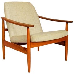 Vintage Scandinavian Design Armchair, Czechoslovakia, 1960s