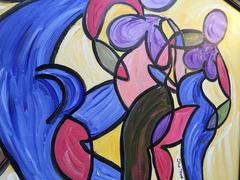 David Harper "The Three Dancers, " Original Painting on Canvas