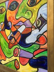 Cigar Club, Original on Board by David Harper