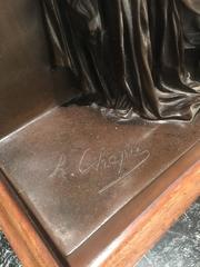 Henri Michel Antoine Chapu 'La Jeunesse', Large Bronze, circa 1880