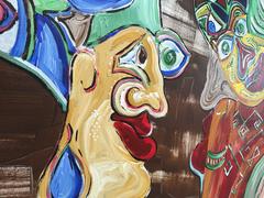 David Harper Original. Titled 'People Watching Africa'