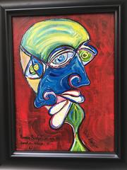 Roman Sculpture in a Smokey Room. Original by David Harper