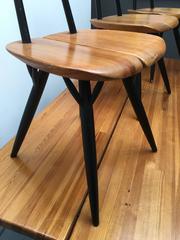 Six Pirkka Chairs by Ilmari Tapiovaara for Asko, Finnish, circa 1955