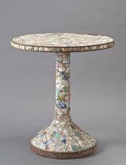 Pedestal Table "Pique-Assiette", France, 1940s