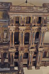 Exceptional Wooden Indian Temple, Greco-Latin Influences, India