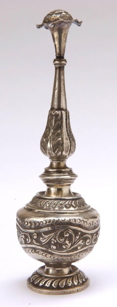 Pair of Bottles for Aspersion of Rose Water, India, 19th Century