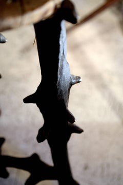 Wooden Stele with Tripodal Foot, France 19th Century