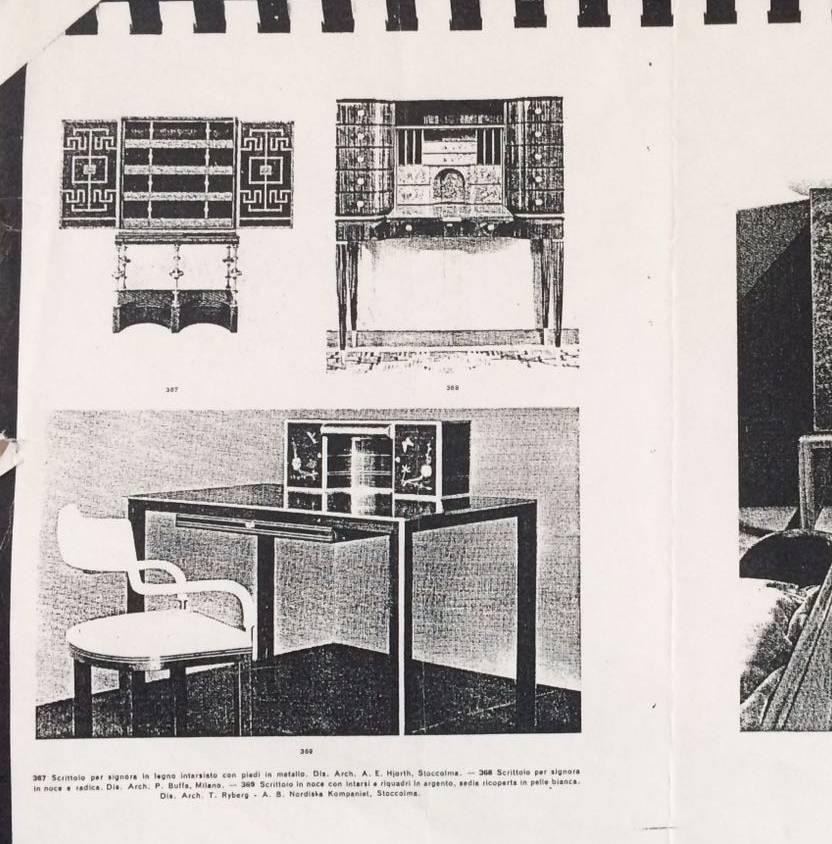 Most Beautiful Desk of Paolo Buffa, circa 1935 For Sale 3