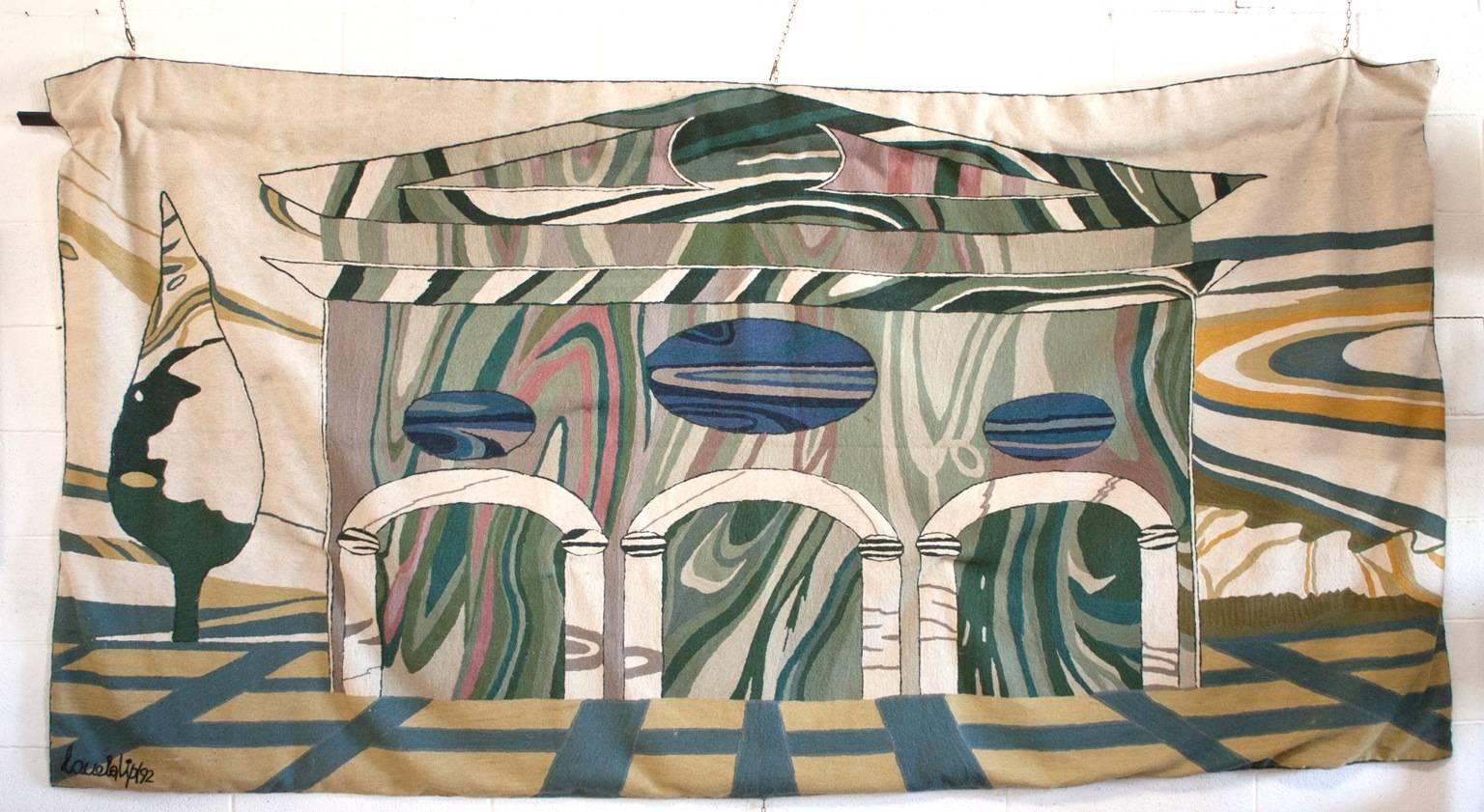 Nanda Vigo, Tapestry In Good Condition In Torino, Piemonte