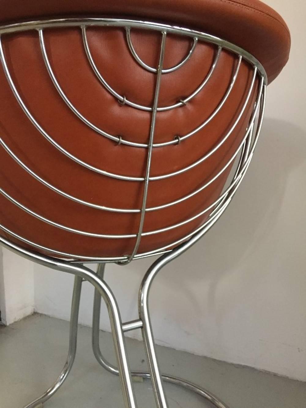Italian Gastone Rinaldi, RIMA, Four Chairs Pan Am