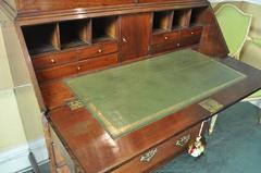 Chippendale Period Mahogany Bureau Bookcase