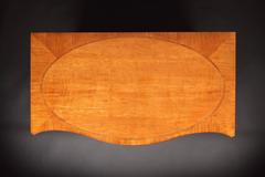 Fine Serpentine Front Satinwood Commode Chest