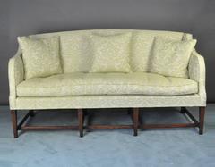 George III Mahogany Framed Settee
