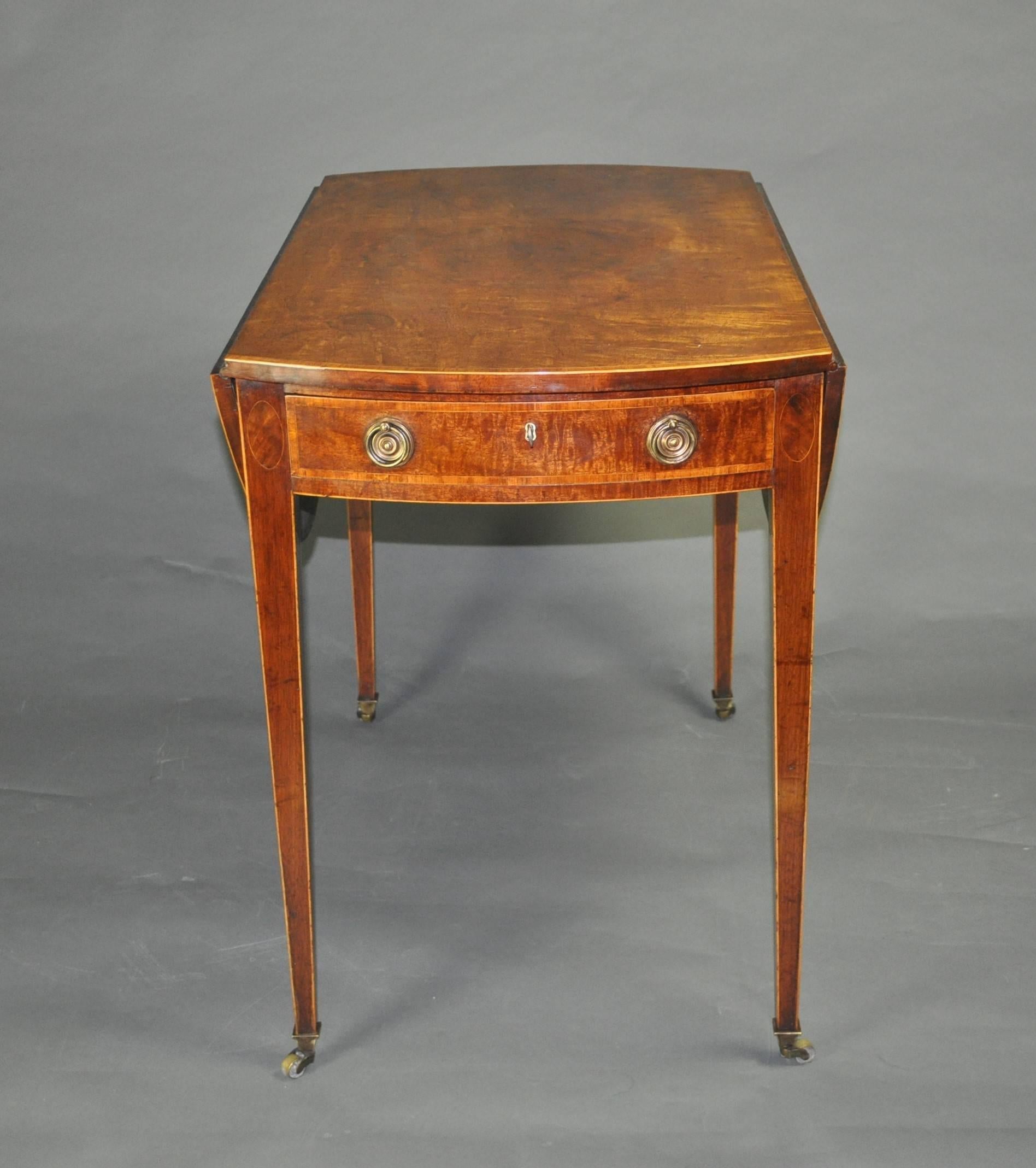 British Georgian Mahogany Pembroke Table For Sale