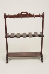 Mid-19th Century Mahogany Boot Rack