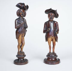 Folk Art Treen Nutcrackers