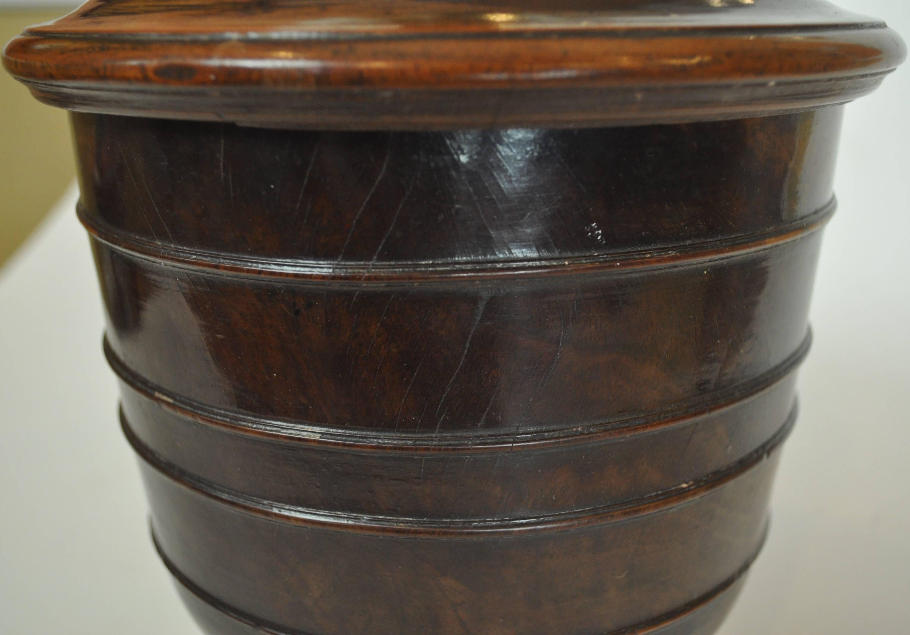 Rustic 17th Century Lignum Treen Wassail Bowl For Sale