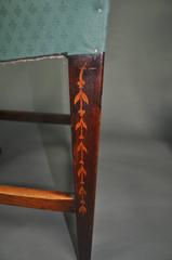 Set of Four Inlaid Dutch Chairs