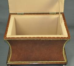 Leather Box Stool