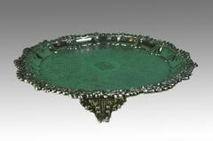 Georgian Silver Salver or Tray