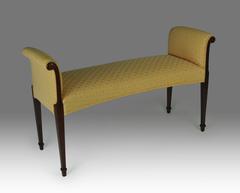 Georgian Mahogany Window Seat